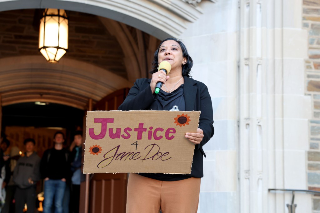 More than 1K protesters descend on Cornell, demand prez resign over alleged frat gang rape: ‘We are all Jane Doe’