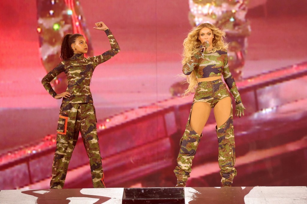Blue Ivy joins dad Jay-Z onstage in LA in front of reunited Destiny’s Child