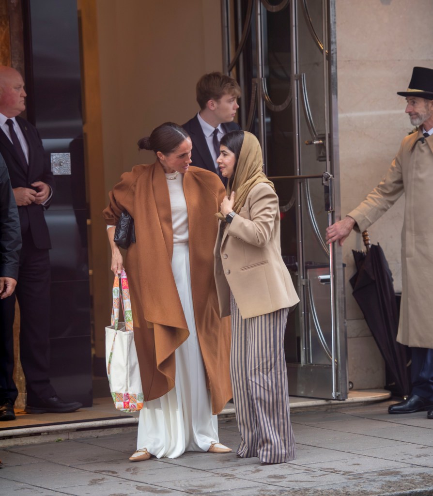 Meghan Markle dons Chanel and $21K in jewels for lunch date in London