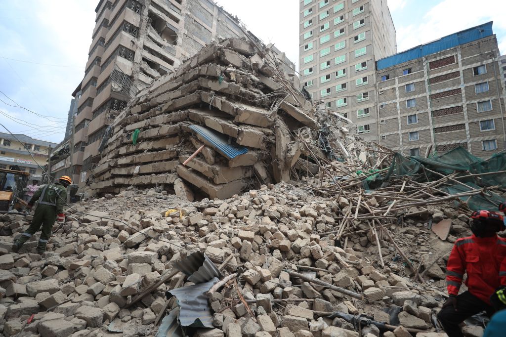 Multi-story building collapses in Kenya, leaving many feared trapped under the rubble