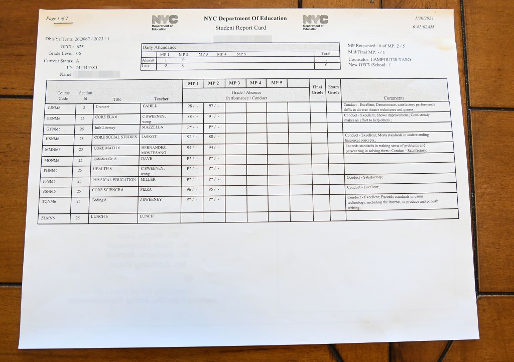 NYC public schools deceived me into thinking my son was a straight-A math student — but he can’t do fractions, basic algebra