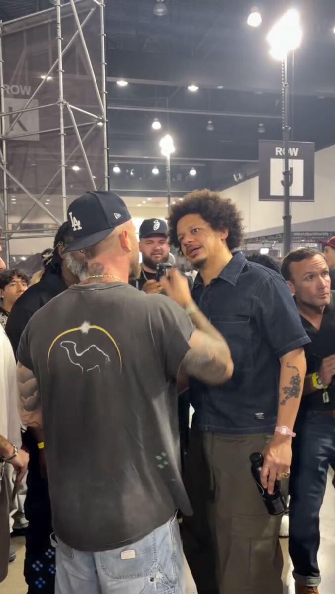 Chet Hanks confronts comedian Eric André for ‘trashing’ him before security intervenes in wild ComplexCon video