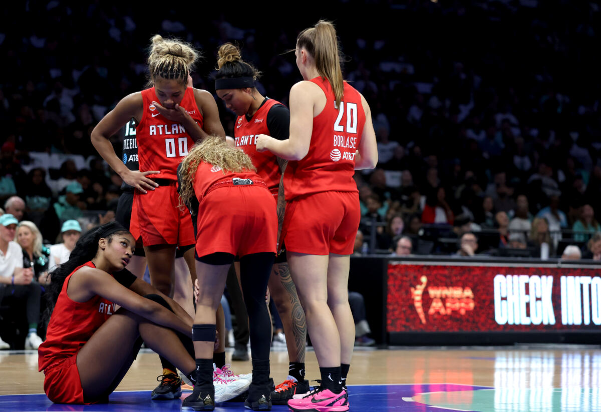 Atlanta Dream star Angel Reese splurges on teammates during lavish celebration dinner in NYC after WNBA semifinals win