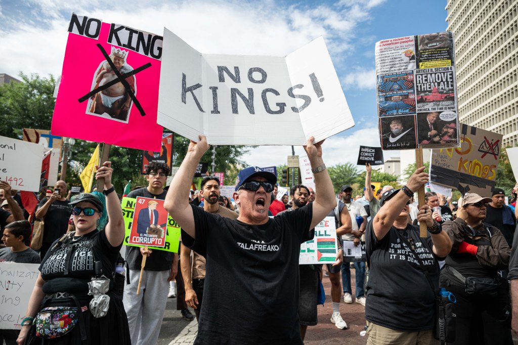 Social media interviewer choked, punched and stabbed by California ‘No Kings’ protesters
