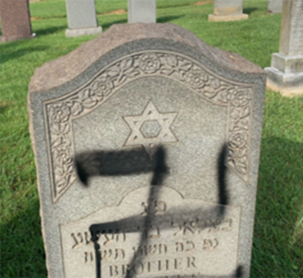 Antisemitic vandal admits to spraypainting swastikas on gravestones at Jewish cemetery