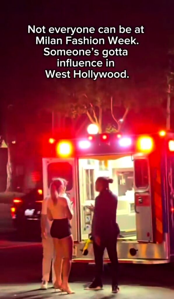 Viral content culture reaches ‘peak influencer dystopia’ as pair allegedly blocks ambulance for clicks