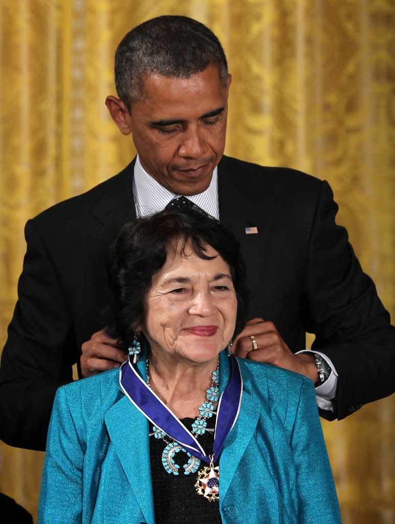 Civil rights legend Dolores Huerta, who aired horrific rape claims against Cesar Chavez, dies aged 96