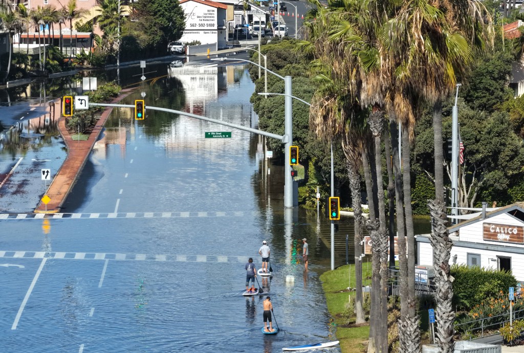 California coast hit with monster tides, flooding streets as forecast calls for even more chaos