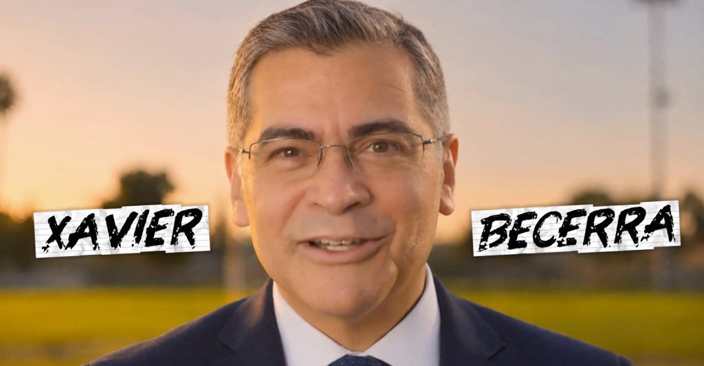 Steve Hilton targets Latino voters with explosive trans sports ad featuring AI Xavier Becerra