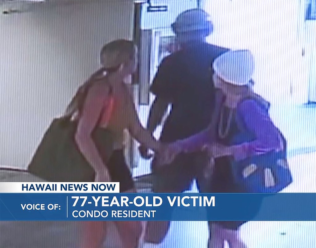 Terrifying moment towering thug allegedly kidnaps screaming woman in front of friend at popular resort