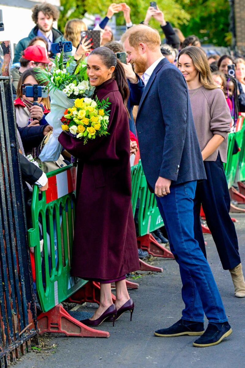 Meghan Markle makes first official joint appearance with Prince Harry since UK move: ‘It’s great to be back’