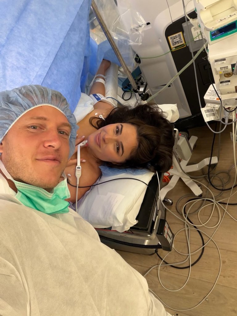 Olivia Culpo gives birth to second baby with husband Christian McCaffrey: ‘Heart is exploding’