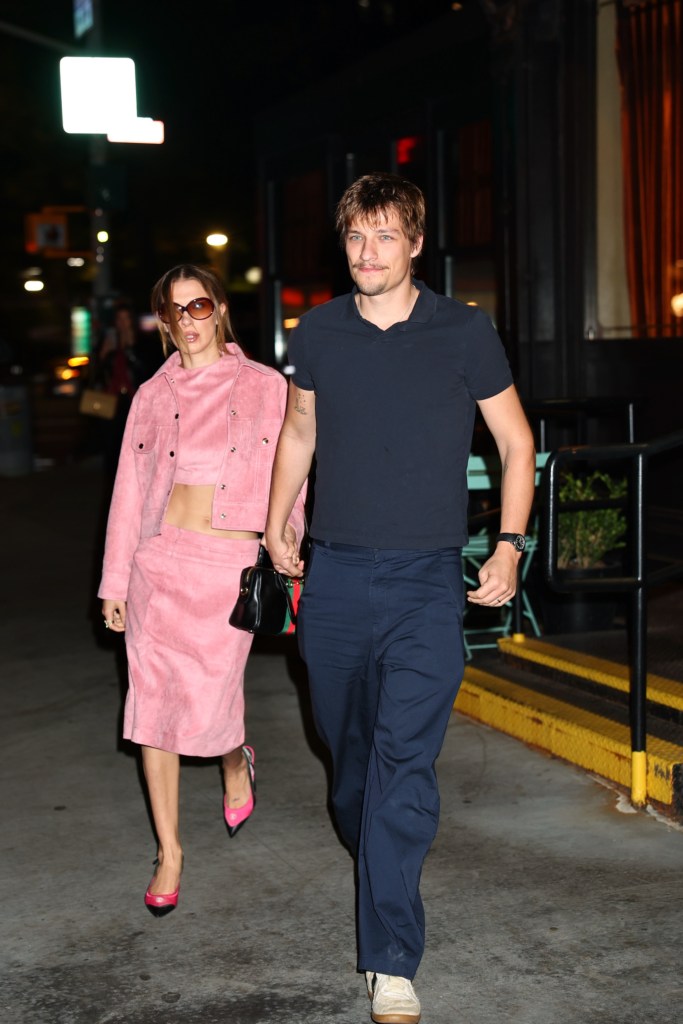 Millie Bobby Brown goes Barbie pink in cropped skirt set for date night with husband Jake Bongiovi
