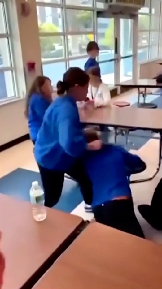Shocking video shows middle school student, 11, being viciously beaten by classmate