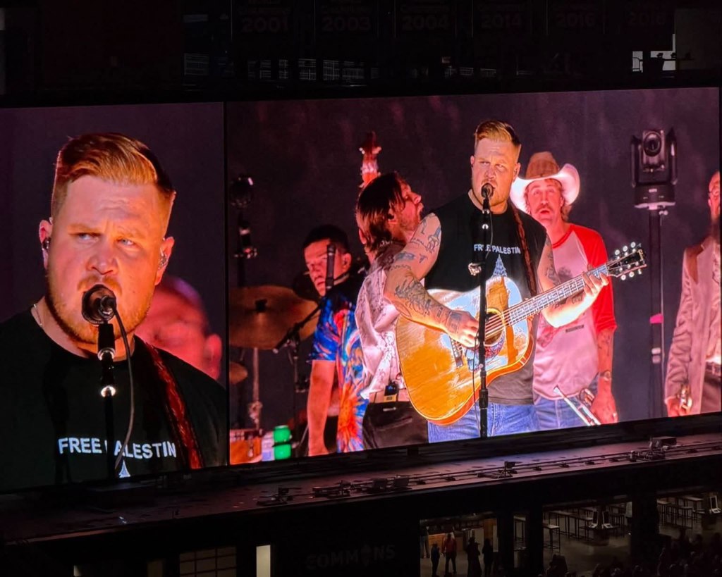 Zach Bryan breaks Gillette Stadium record while wearing ‘Free Palestine’ shirt for second time