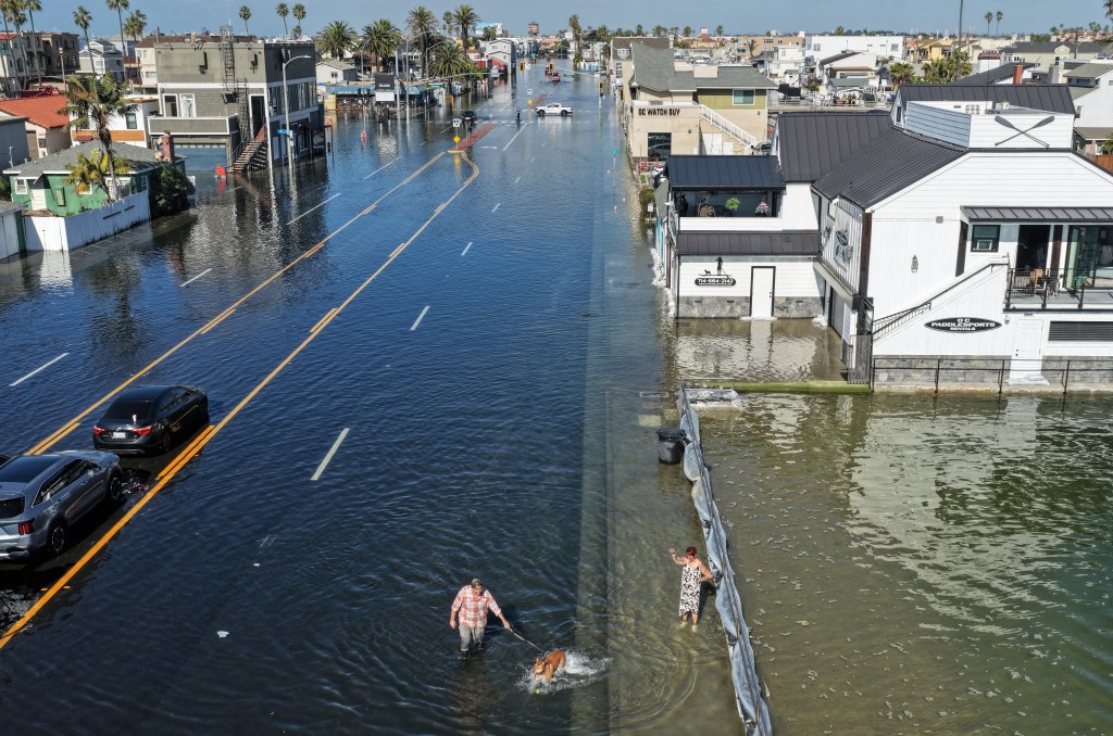 California coast hit with monster tides, flooding streets as forecast calls for even more chaos
