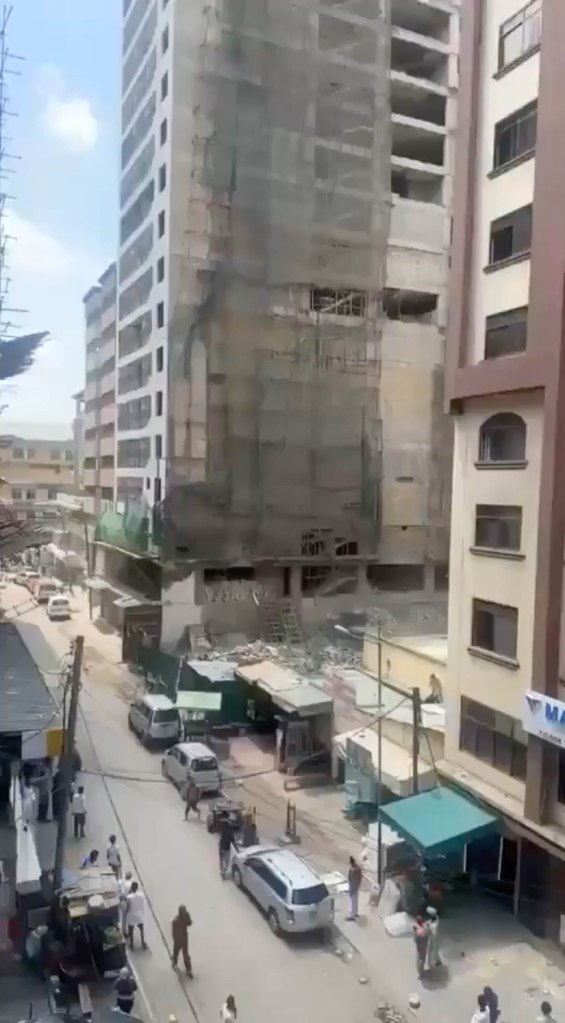 Multi-story building collapses in Kenya, leaving many feared trapped under the rubble