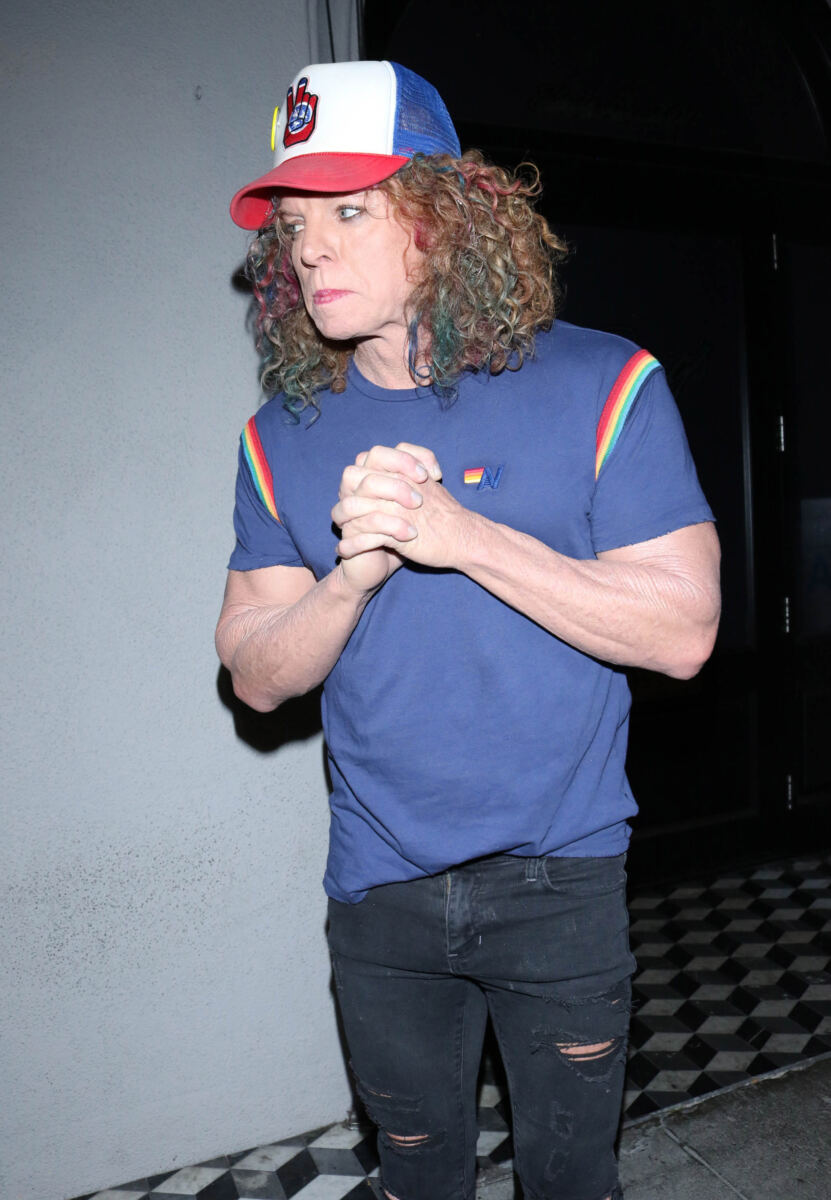 Carrot Top spotted for first time since hospitalization, suicide attempt