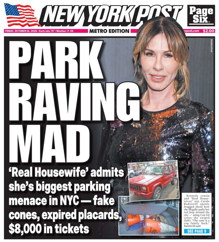 ‘RHONY’ star Carole Radziwill gushes over ‘fever dream’ the outlet cover that exposed parking scam scheme