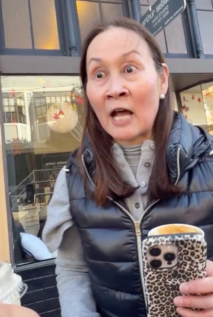 Fight breaks out between SF food influencer, angry couple in wild viral video