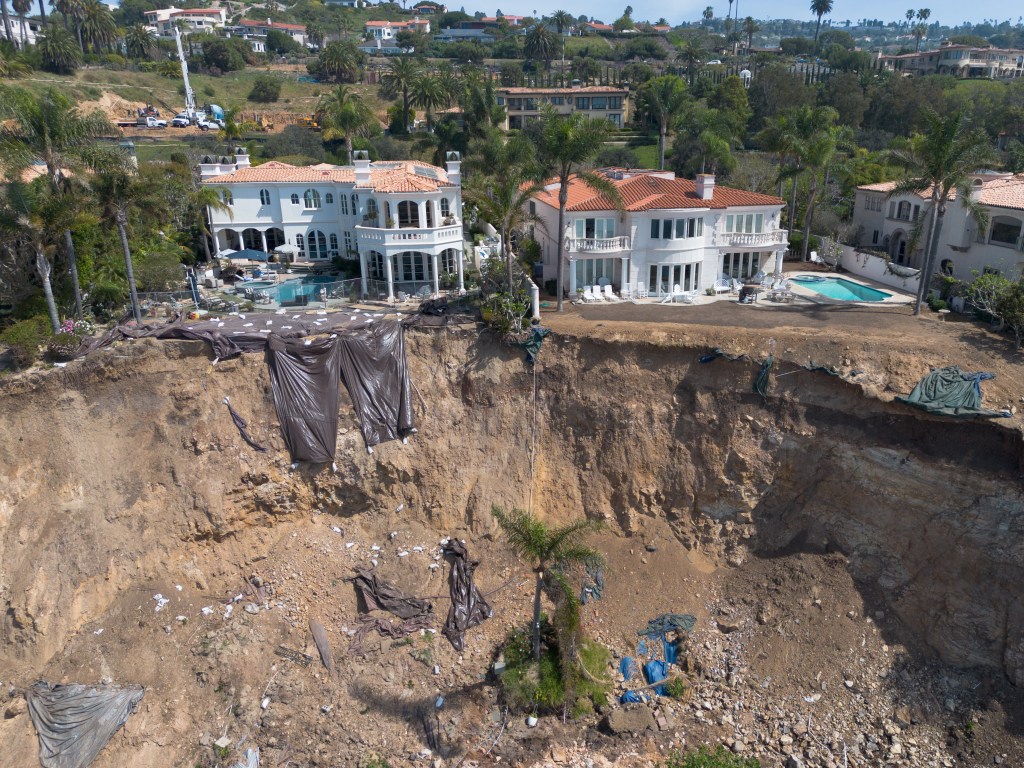 Ritzy LA enclave faces new crisis as coast slips quicker into ocean