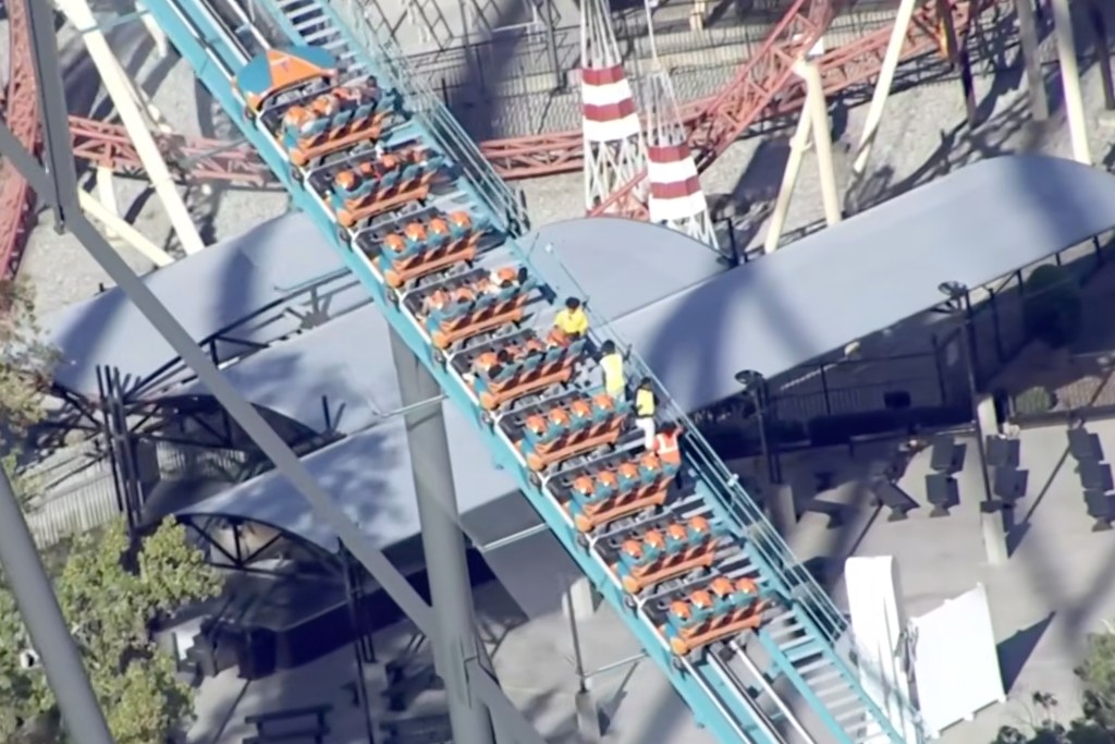 Six Flags parkgoer killed after falling off Goliath roller coaster in Georgia: report