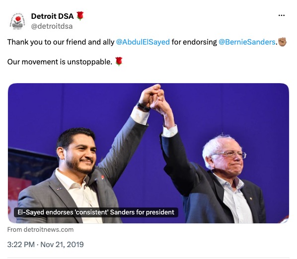 Self-described ‘capitalist’ Abdul El-Sayed has powerful socialists ties to NYC elite