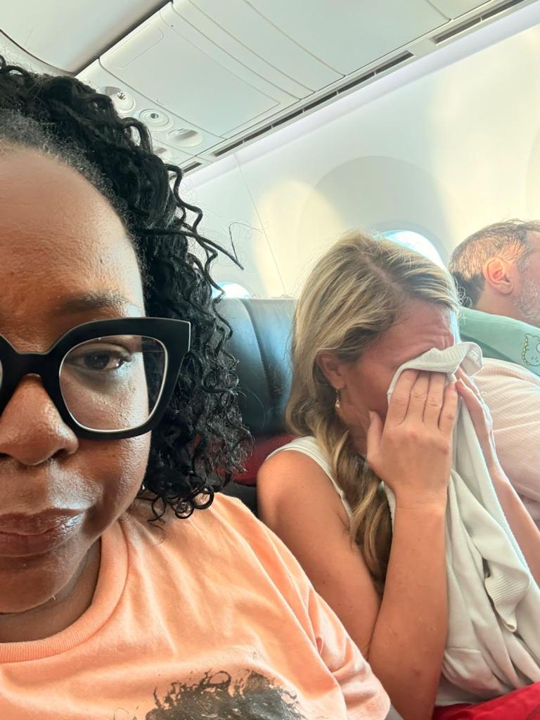 Airline passenger in tears after seatmate refused to switch so she could be near husband