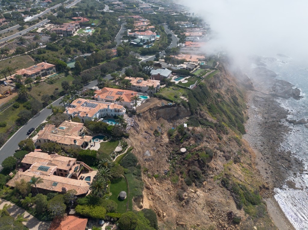 Ritzy LA enclave faces new crisis as coast slips quicker into ocean