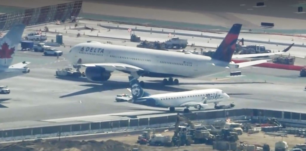 Planes collide on LAX runway