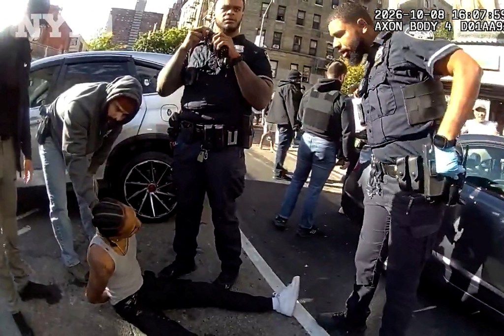 See the intense moment NYPD rushes suspected migrant gangbanger shot by ICE to hospital
