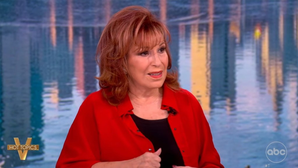 Joy Behar, 84, leans on Sara Haines as she returns to ‘The View’ weeks after shoulder injury
