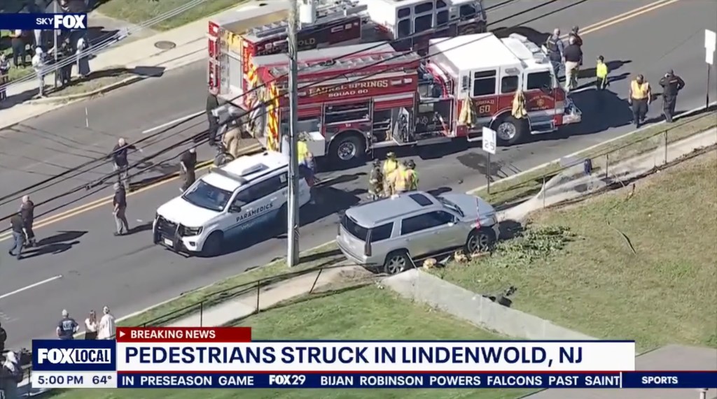 NJ teen driver plows SUV into group of students on sidewalk, leaving six injured