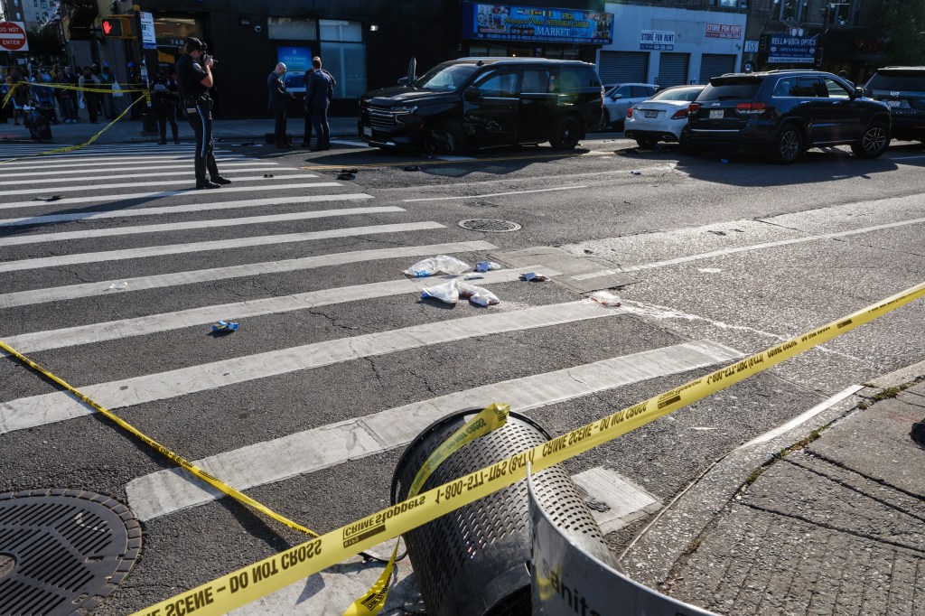One killed, 3 injured as reckless NYC Mercedes driver mows down pedestrians while trying to beat light: sources
