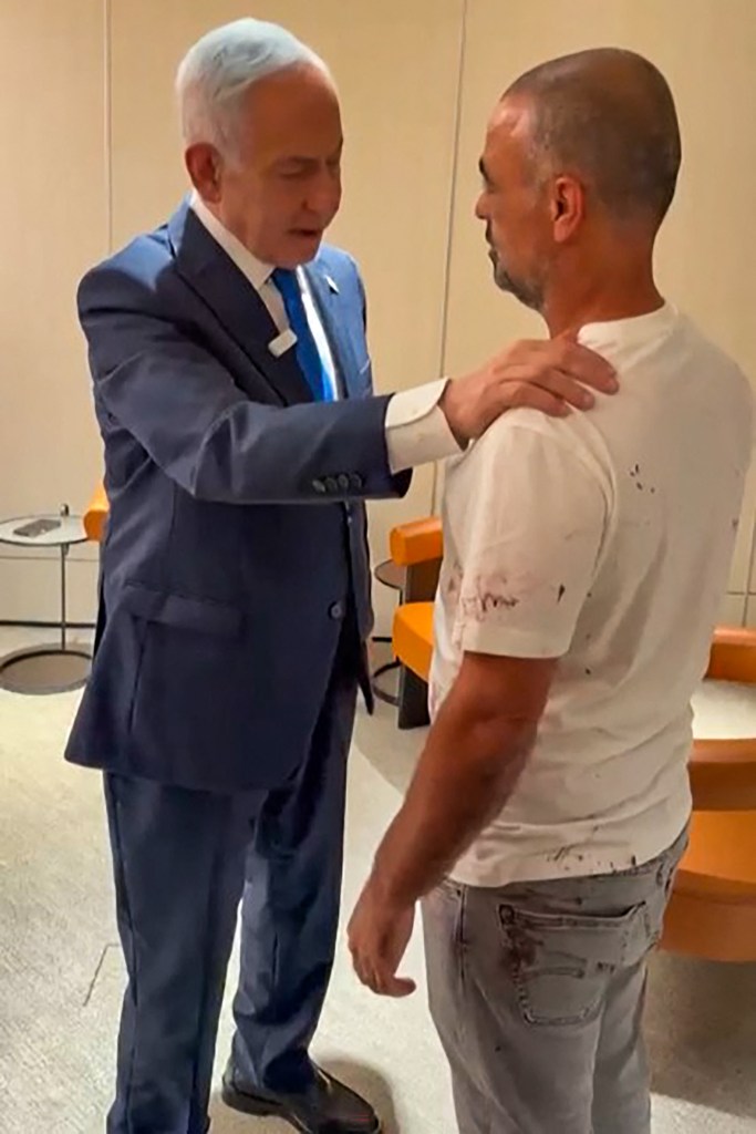 Hero Israeli passenger reveals he saved flydubai flight thanks to popular TV show — as he meets Netanyahu still covered in blood
