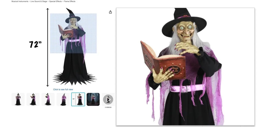 NYC pols call on Amazon to pull ‘demeaning’ Halloween witch animatronic with Star of David spell book