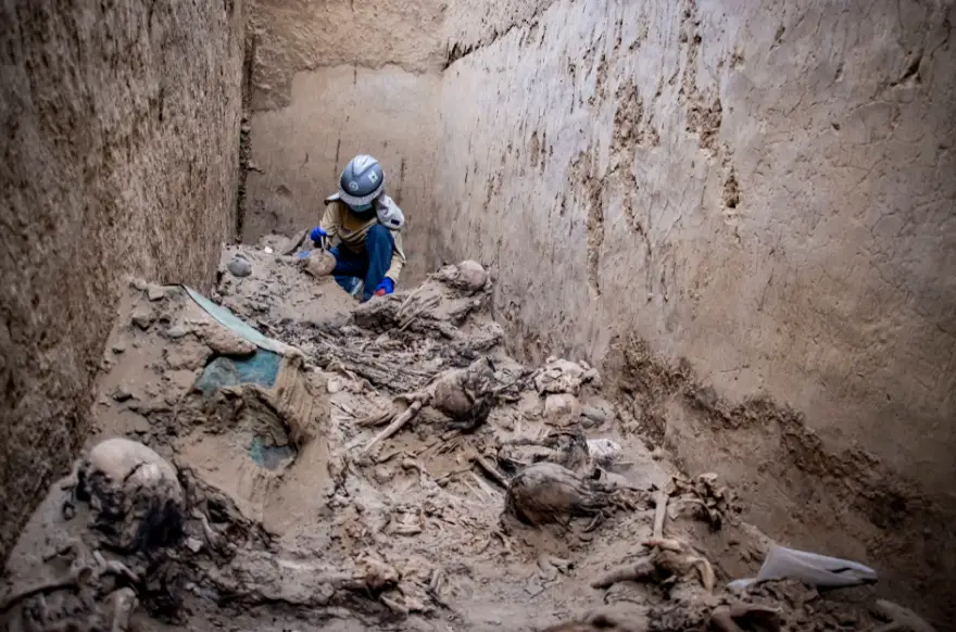 Archeologists discover hidden tomb untouched for 600 years that's 'like a treasure chest'