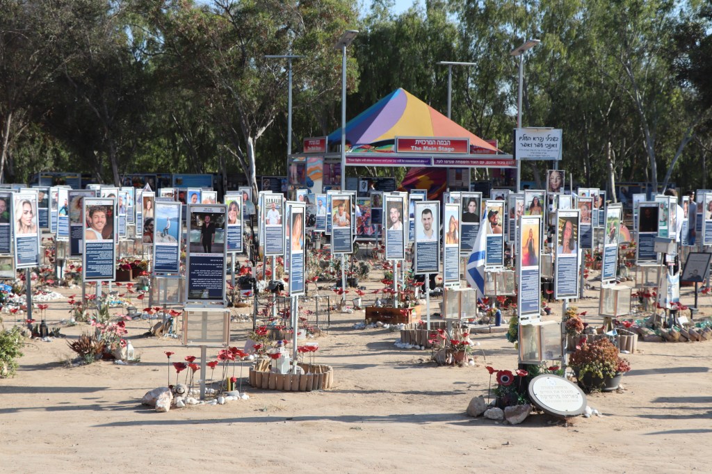 Look inside the roadside bomb shelters on Israel’s ‘Death Road’ that have been transformed into memorials for October 7’s victims