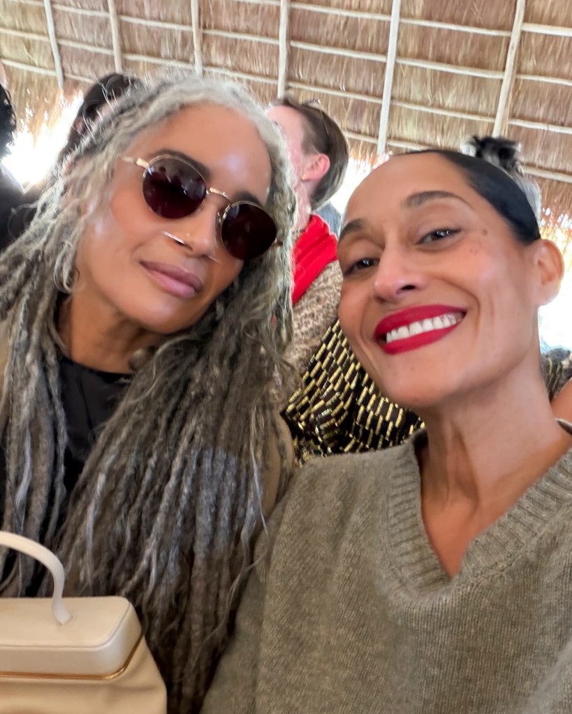 Lisa Bonet makes rare public appearance at Paris Fashion Week with cascading silver hair