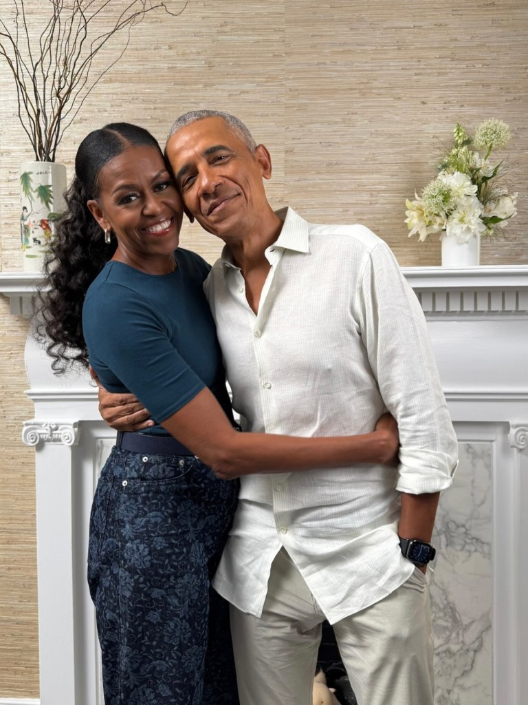 Barack and Michelle Obama gush over each other on 34th anniversary after battling divorce rumors