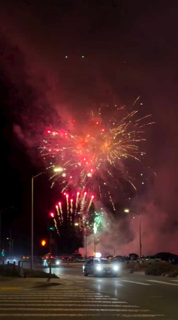 San Francisco jolted awake as massive pile of illegal fireworks ignited on beach