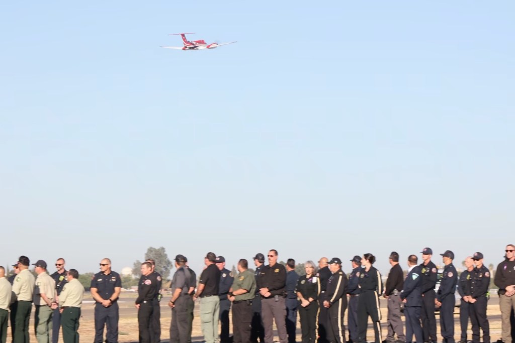 Wife’s heart-wrenching tribute to hero pilot killed while battling Yosemite inferno