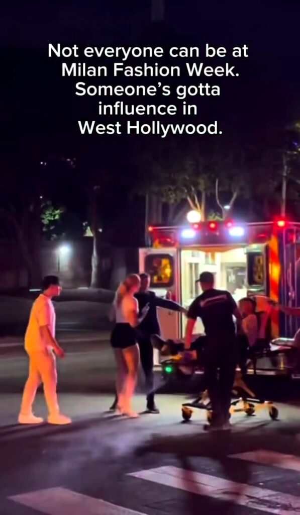 Viral content culture reaches ‘peak influencer dystopia’ as pair allegedly blocks ambulance for clicks