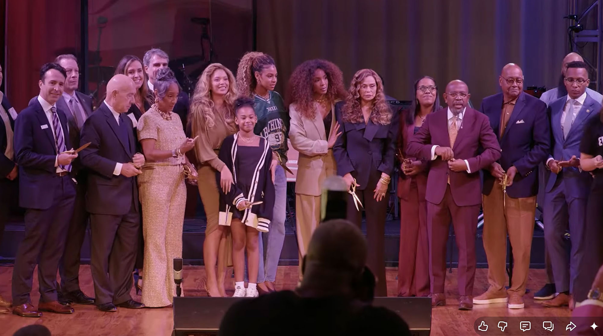 Blue Ivy, 14, towers over mom Beyoncé at ribbon-cutting ceremony in Houston