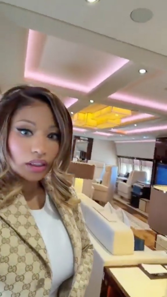 Gucci-clad Nicki Minaj joins Trump in Michigan — as aide jokes rapper is in for huge White House job