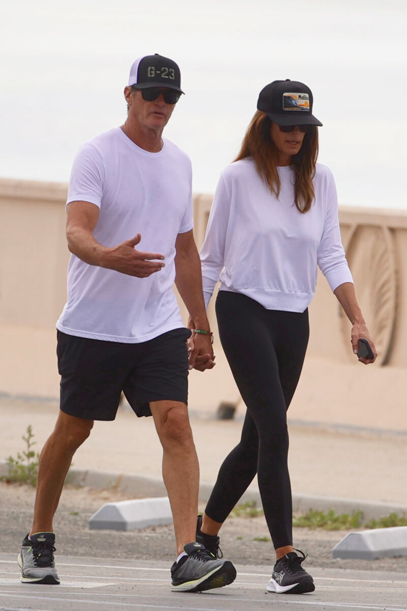 Cindy Crawford, husband Rande Gerber hold hands in first public outing since son Presley’s death