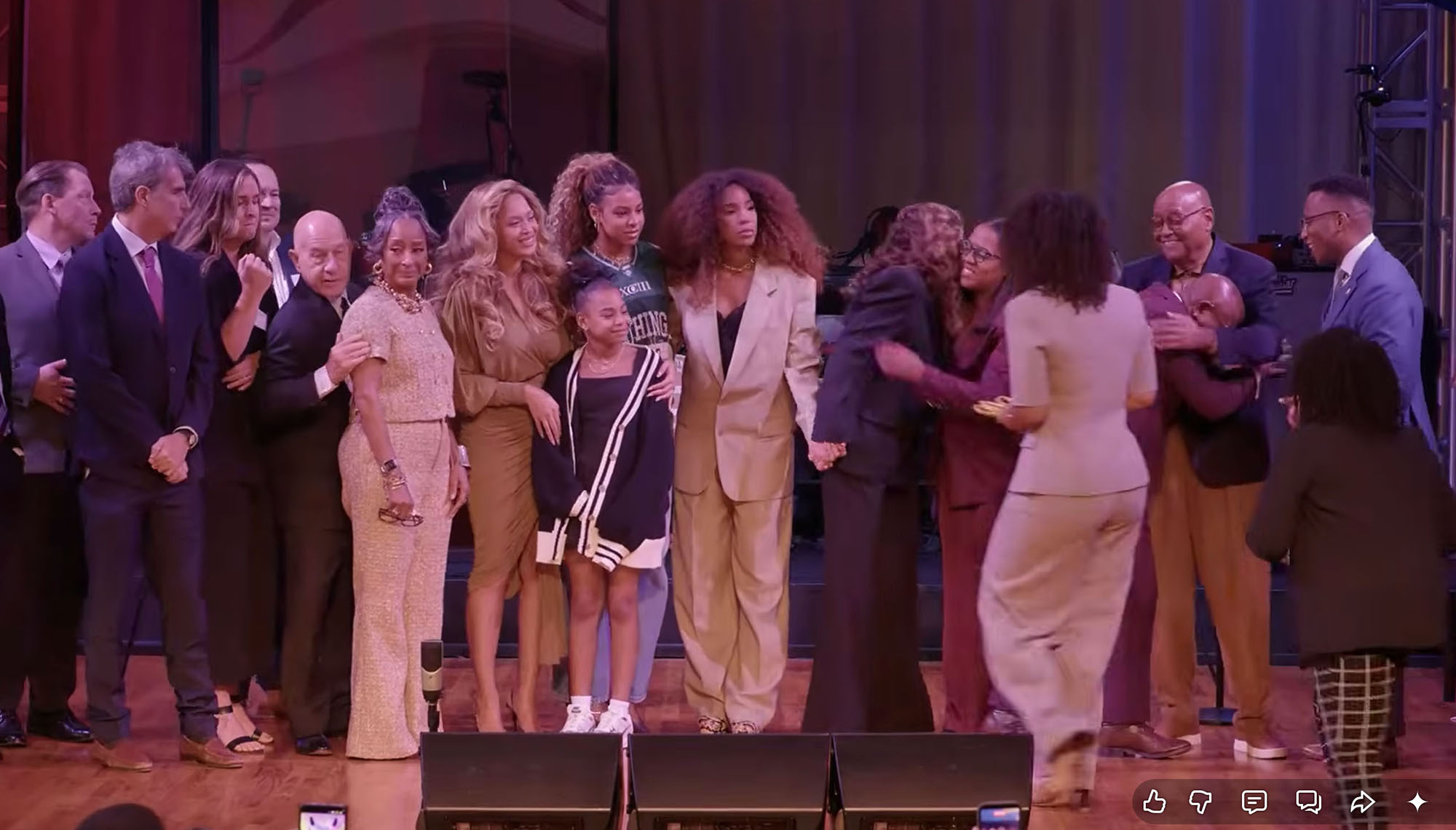Blue Ivy, 14, towers over mom Beyoncé at ribbon-cutting ceremony in Houston