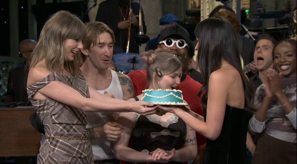 Taylor Swift crashes Dakota Johnson’s ‘SNL’ monologue: ‘My literal therapist’