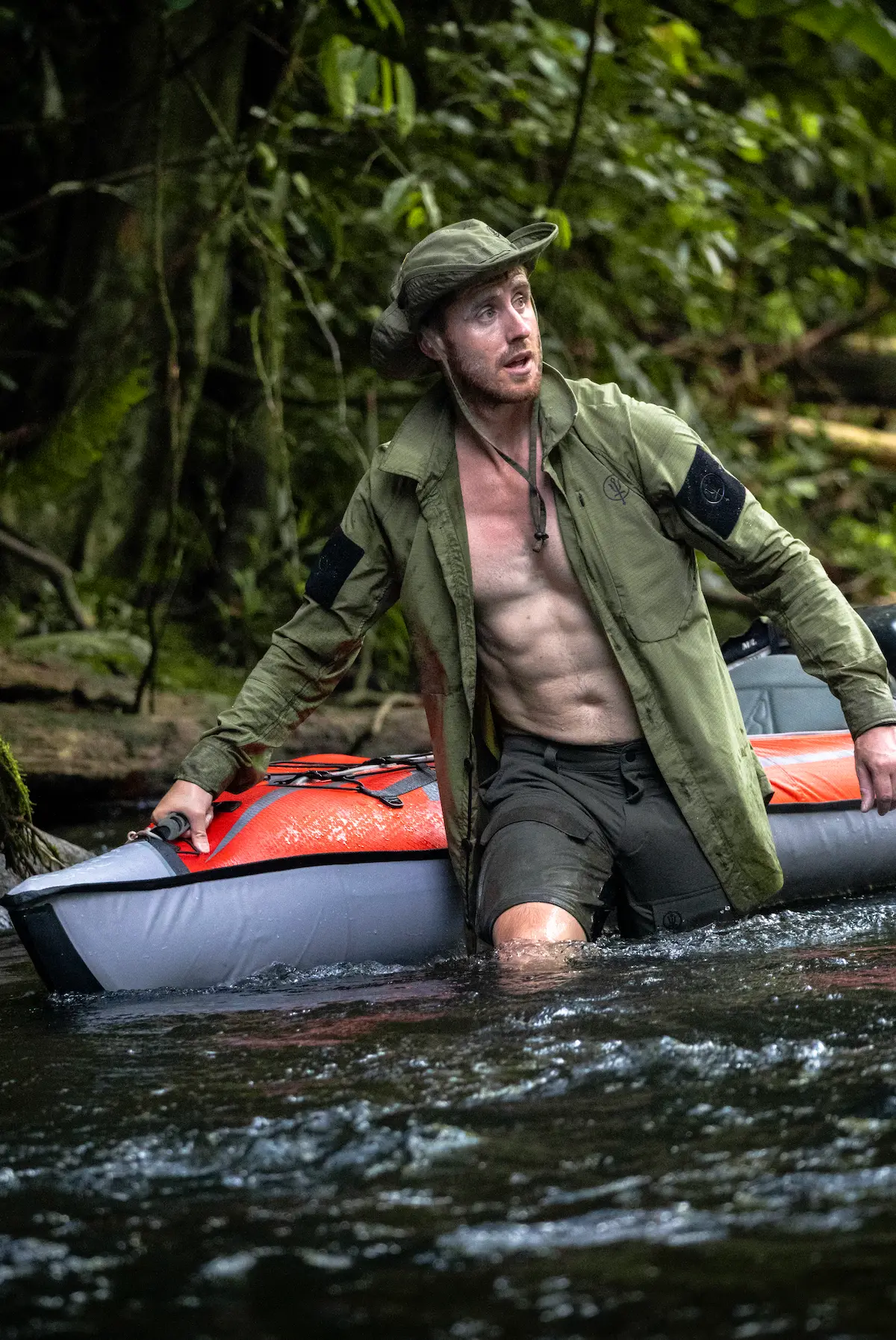 Man traveling 435 miles through the Congo Basin in an inflatable kayak reveals how he’s 'prepared for the worst'