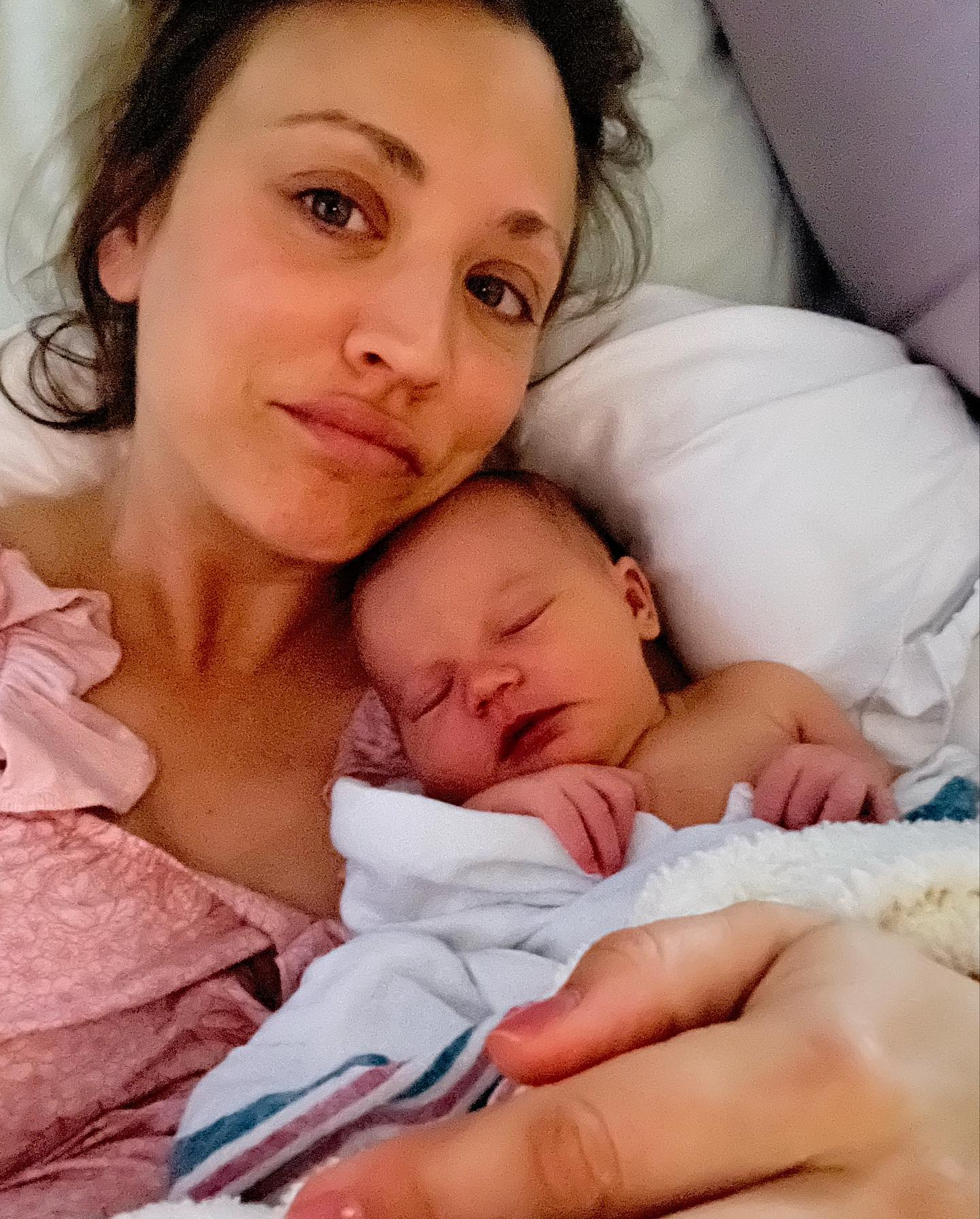 Kaley Cuoco gives birth to second baby with fiancé Tom Pelphrey